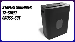 REVIEW 2026 Staples Shredder 12-Sheet Cross-Cut Features