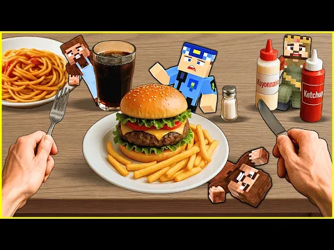 Video Thumbnail: KEREM, FAKİR VE ZENGİN GERÇEK DÜNYADA! 😱 - Minecraft