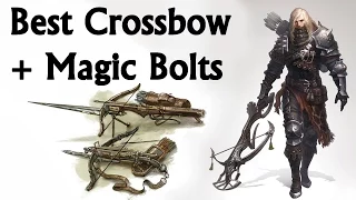 Skyrim How to get The Best Crossbow Enhanced Magic Exploding Bolts