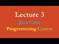 3 Java Course Lecture 3 Declare Variables and Constants