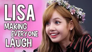 lisa making everyone laugh acelalisaday