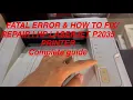 FATAL ERROR HOW TO HP LASERJET P2035 PRINTER complete guide