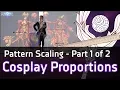 Tutorial Part 1 Accurate Cosplay Pattern Scaling and Printing Proportions
