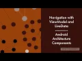 Navigation with ViewModel and LiveData Android Architecture Components