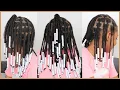 Easy box braids with beads for kids no hair added