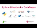 ShortByte 3 - What are Python Libraries for DataBases