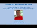 ADVANCED DATABASE CONCEPTS - PART 8 DISTRIBUTED DATABASES