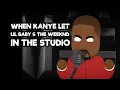 Download Lagu When Kanye let Lil Baby \u0026 The Weeknd in the Studio | Hurricane - Donda