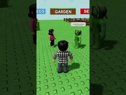She Tried It And FAILED 😭 #roblox #robloxfunny #growagarden