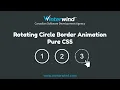 Rotating Circle Border Animation on Hover with CSS