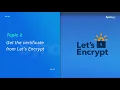 Configure HTTPS on Synology NAS Using Let s Encrypt Synology - Cau hinh lay chung chi mien phi HTTPs
