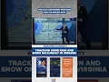 Hour-by-Hour Tracking some rain and snow on Sunday in Virginia
