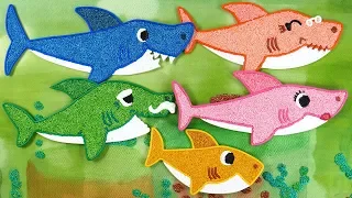 Download Coloring Pinkfong Shark family with Foam clay for Kids, Toddlers | Baby shark, clay kids MP3