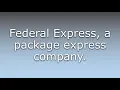 What does FedEx mean