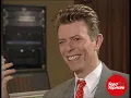 DAVID BOWIE talks about his mother and wedding music for Iman Backstage interview february 25 1993
