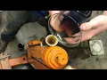 RESTORING a hydraulic cylinder on and engine lift from harbor freight polishing the cylinder