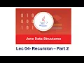 09 - Data Structures With Java