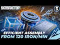Efficient Rotors Reinforced Iron Plates Modular Frames - Satisfactory New Player Guide EP5