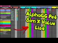 VALUE LIST ON PET SIMULATOR X ALPHAGG VALUE LIST ECONOMY BALANCED ROBLOX