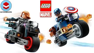 LEGO Marvel 76260 Black Widow &amp; Captain America Motorcycles - LEGO Speed Build Review