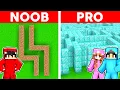 Download Lagu Minecraft NOOB Vs PRO: GIANT MAZE BUILD CHALLENGE!