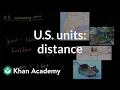 U S customary units distance 4th grade Khan Academy