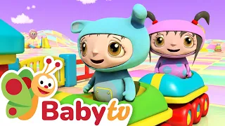 close the bridge u0026 ride the train playground cartoons babytv