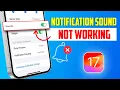Download Lagu Fix iPhone Notification Sound Issues after the IOS 17 update | No Sounds for notification on iPhone