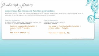 jsjq 03-06 Anonymous functions function expressions