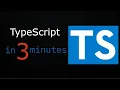TypeScript in 3 minutes What is TypeScript configuration launch basic types classes interfaces