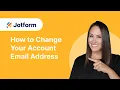 How to change your account email address