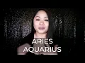 COZMIC LOVE ARIES AQUARIUS sun sign compatibility by Joan Zodianz
