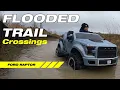 We Drove A Power Wheels Through Flooded Trails