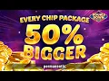 All Chip Packages Boosted by 50