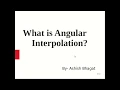 Angular 8 Interpolation in Angular framework in detail