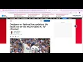 Dodgers vs Padres score NLDS Game 5 live updates TV channel Google Chrome