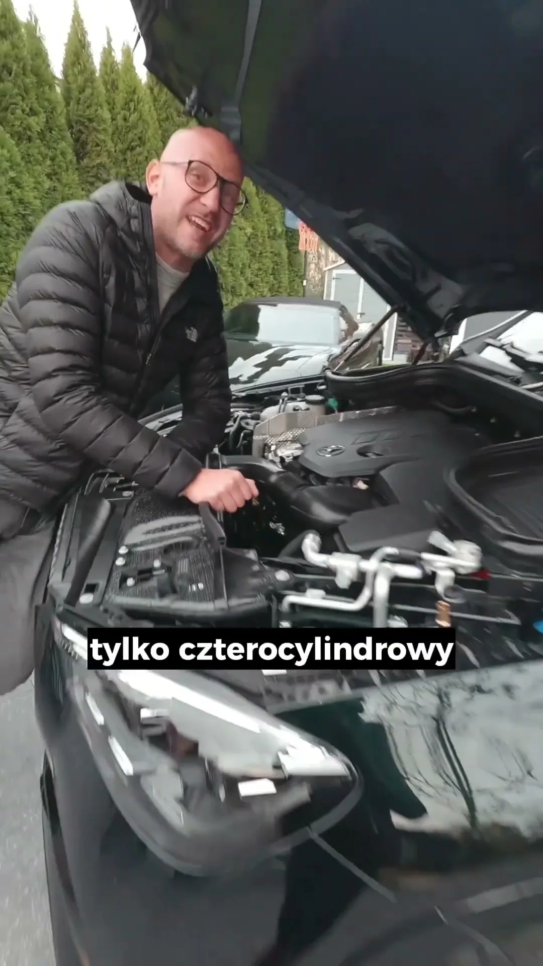 Mercedes, czyli hybryda z dieslem #shorts #caroseria #mercedes
