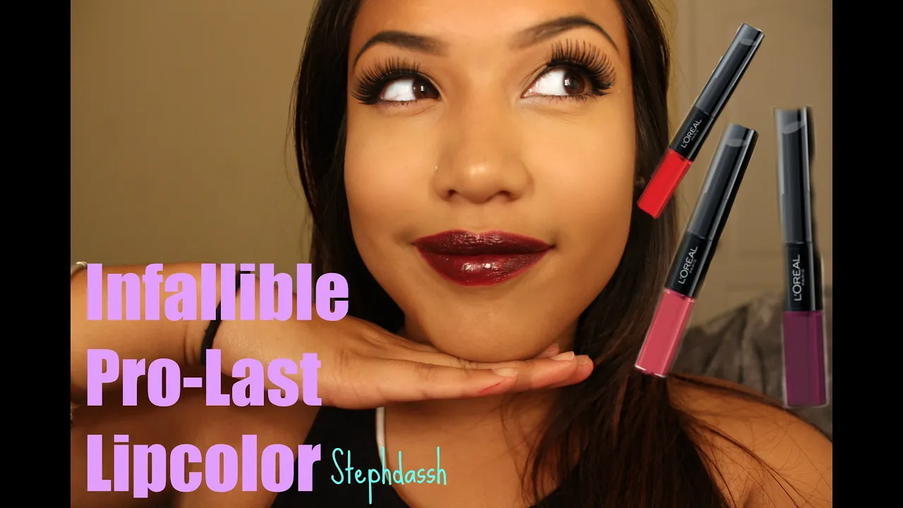 L'oreal Paris Infallible Pro-last Lip Color Swatches
