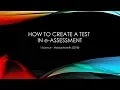 McGraw Hill iScience - Create a Test in e Assessment