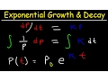 Exponential Growth and Decay Calculus Relative Growth Rate Differential Equations Word Problems