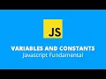Javascript Fundamentals Variables and Constants Filipino