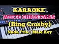 Bing Crosby - WHITE CHRISTMAS - Karaoke Male Tone/Nada Pria