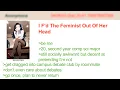 I F d The Feminist Out Of Her Head 4Chan Greentext Stories