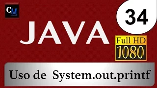 Curso de Java Tutorial Java Basico - 34 System out printf