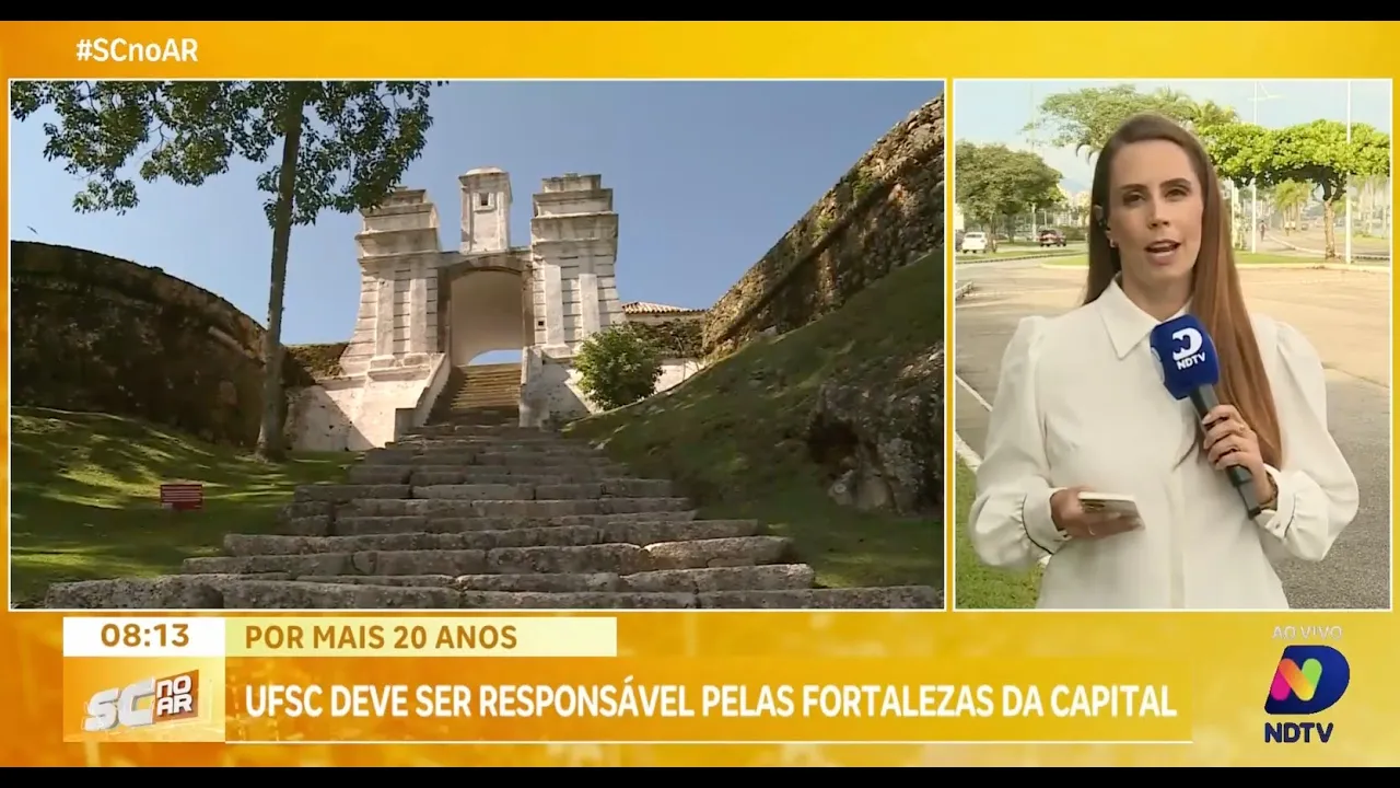 UFSC renova contrato para responsabilidade das Fortalezas de Florianópolis por mais 20 anos