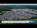 What Electric Forest looks like from the sky