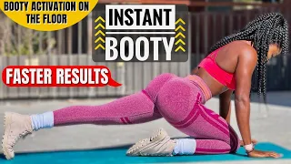 instant booty pump glute activation necessary to grow a bigger butt faster at home