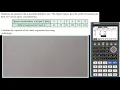 Linear Regression Casio fx-CG 50