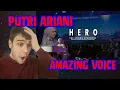Download Lagu Putri Ariani HERO live Singapore 1st listen reaction/wow she's just too good