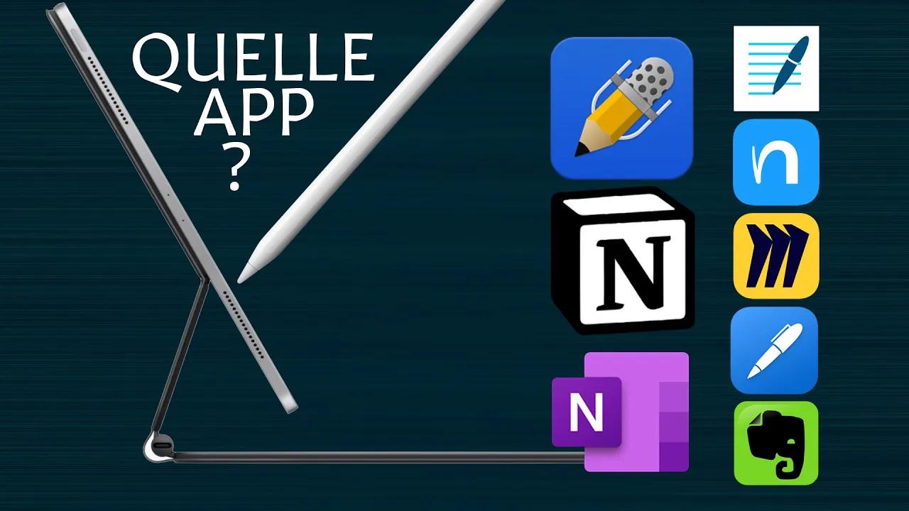 Prendre des notes avec Notability, GoodNotes, Nebo, Miro, Noteshelf, Notion, Evernote et OneNote